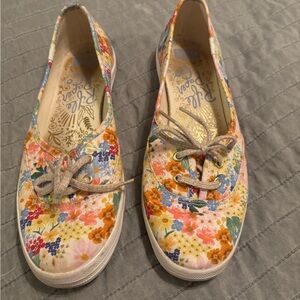 Floral Canvas Sneakers for Women